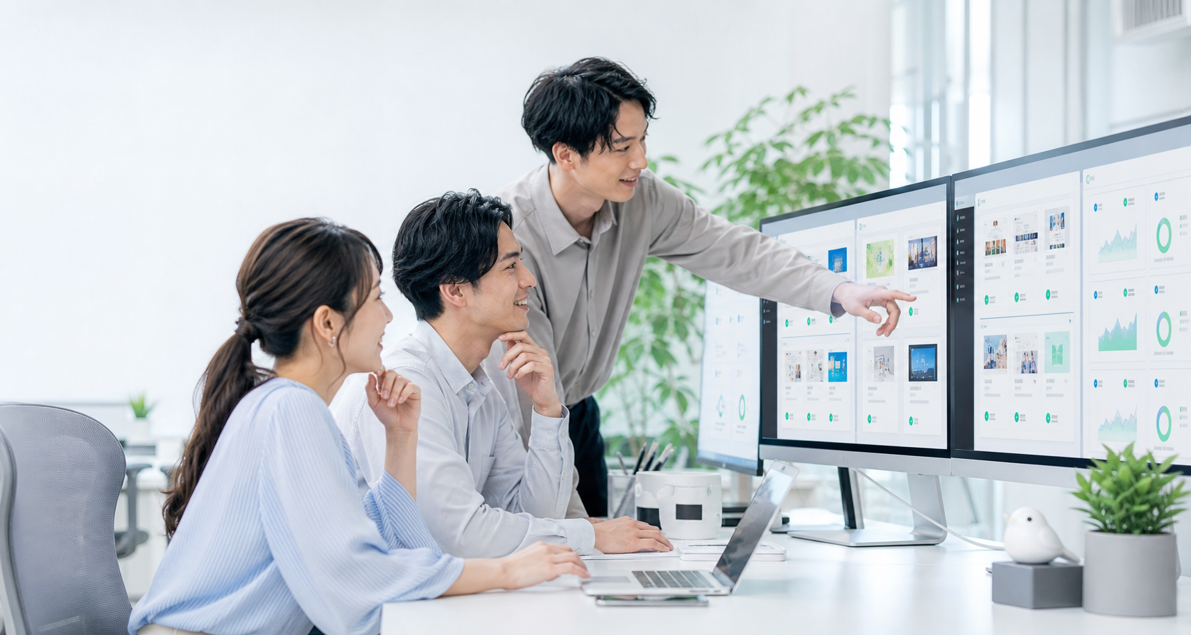 複数サイト管理ダッシュボードのイメージ